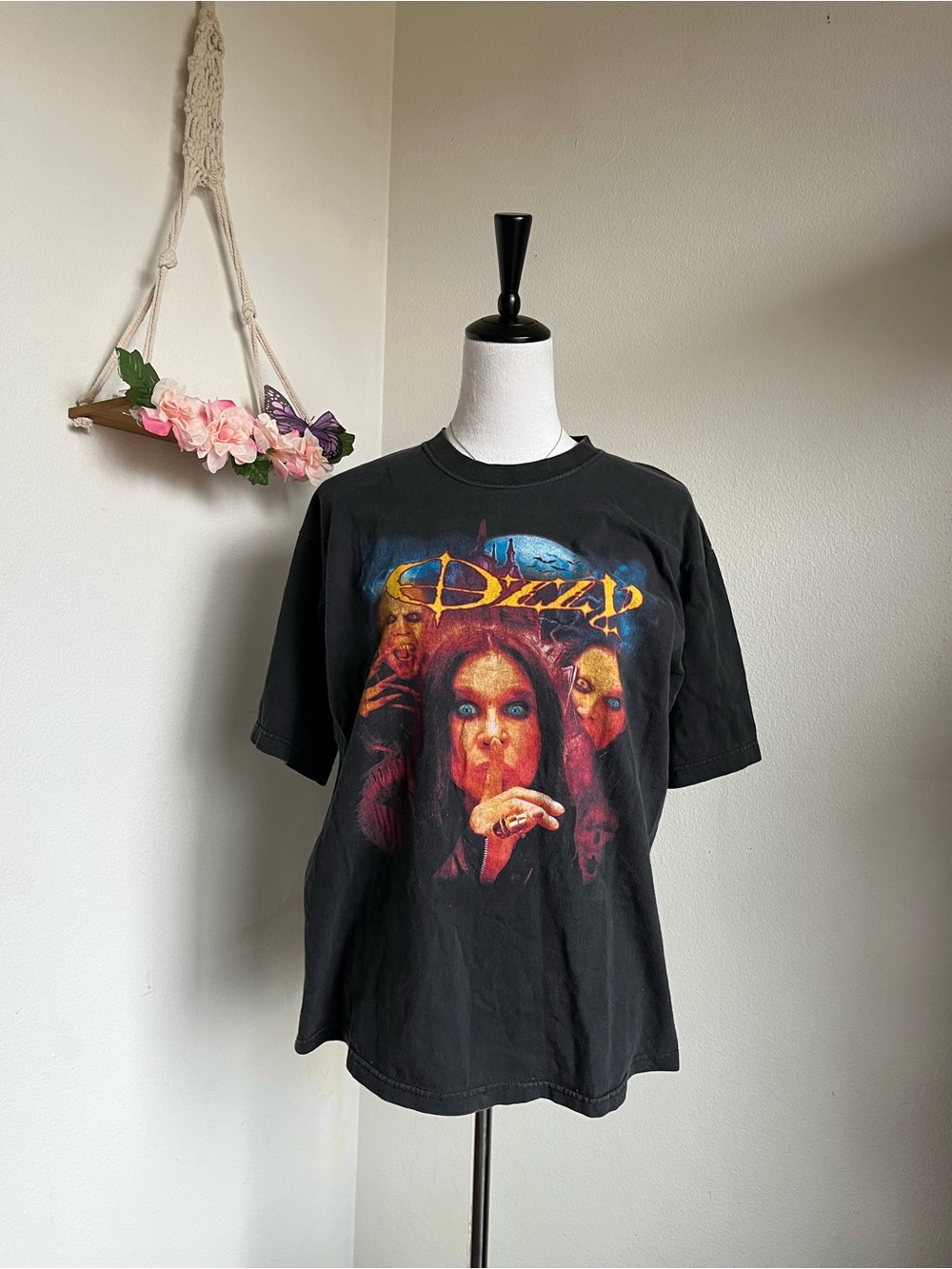 2002 Ozzy Osbourne OzzFest Black Graphic T-shirt size L